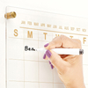 Custom Acrylic Calendar To Do List Rewritable Board Sign