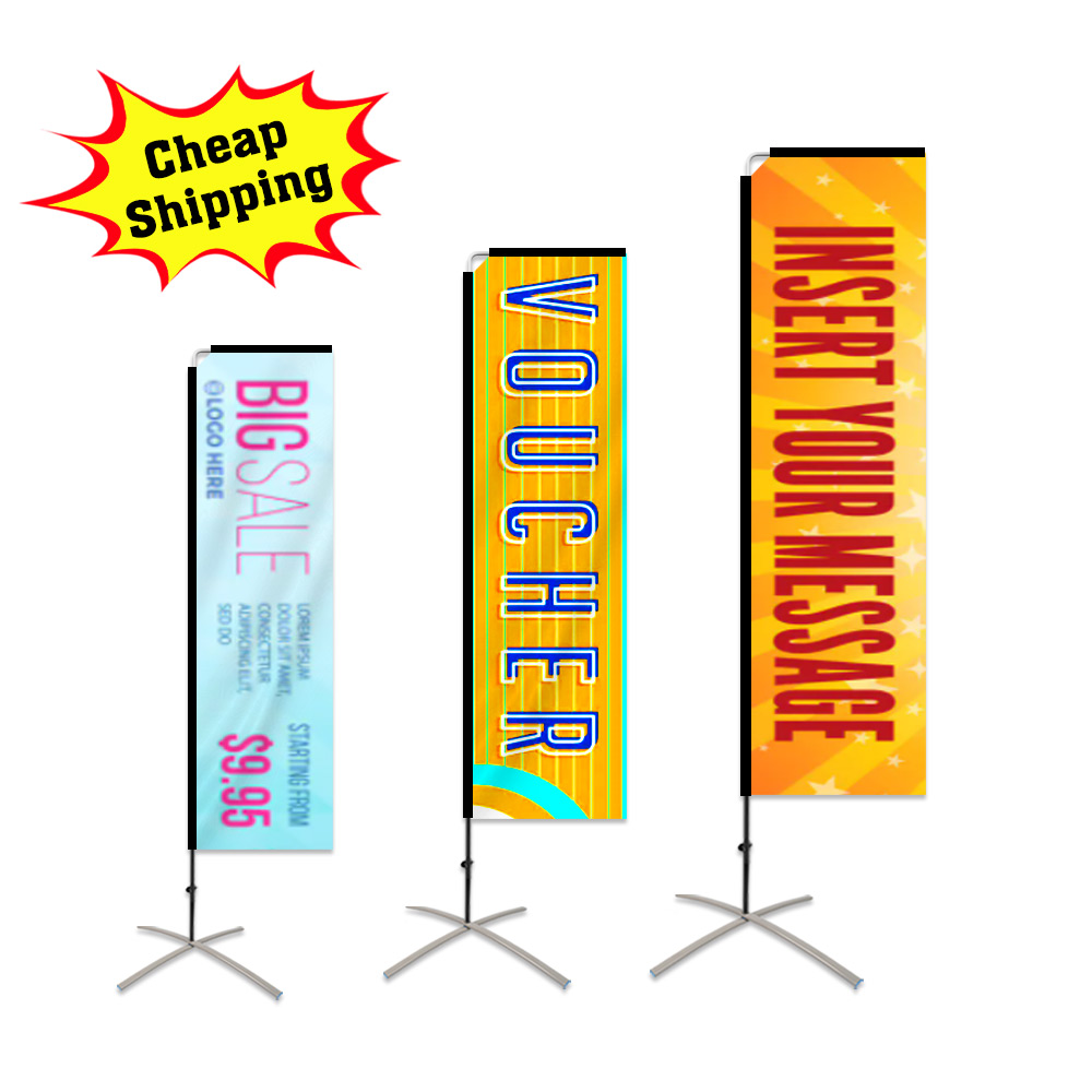 custom promotional beach flag feather banner flag kit with ground spike teardrop flags for sale