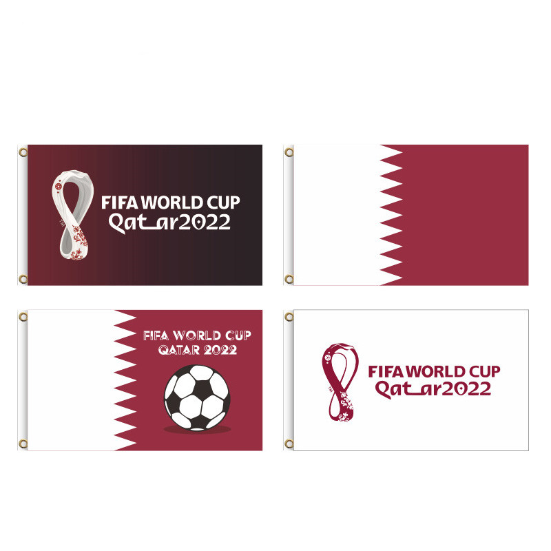 World Cup 2022 Printing Polyester Custom Flag 3x5ft